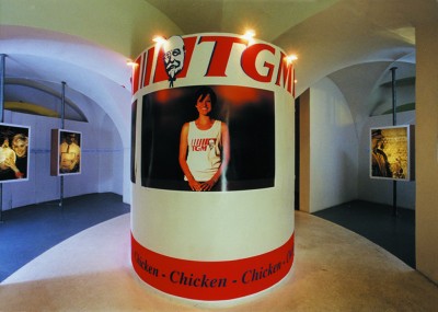 Installation view, TGM Chicken, Gallery MXM, Prague, 1999