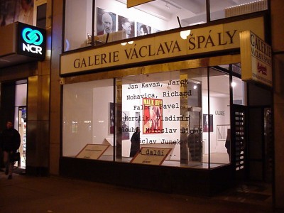 opposite: exterior view of the Vaclav Špála Gallery during the exhibition, 2000