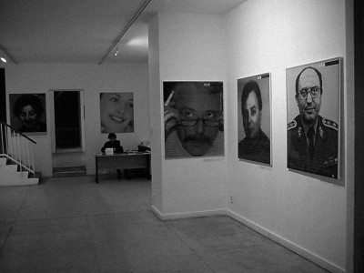 Opposite: Installation view, Václav Špála Gallery, 2000