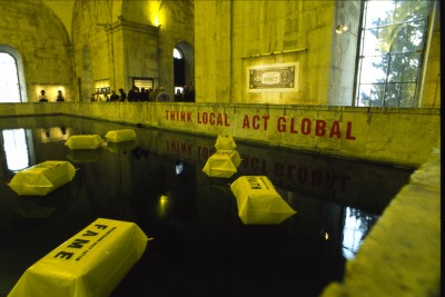 Extrtadiction, installation view, Museo da Aqua, Lisbon, 2002