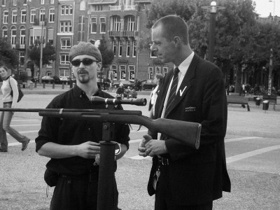 Public space installation view, Amsterdam, 2003